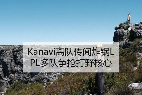 Kanavi离队传闻炸锅LPL多队争抢打野核心